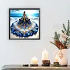 Magnifique jupe fille - peinture diamant de forme sp&eacute;ciale - 30 * 30cm