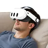 Soft Rubber HeadStrap for Meta Quest 3/3S Accessories Adjustable Replacement Strap Breathable Enhanced Support and Reduce Facial Stress