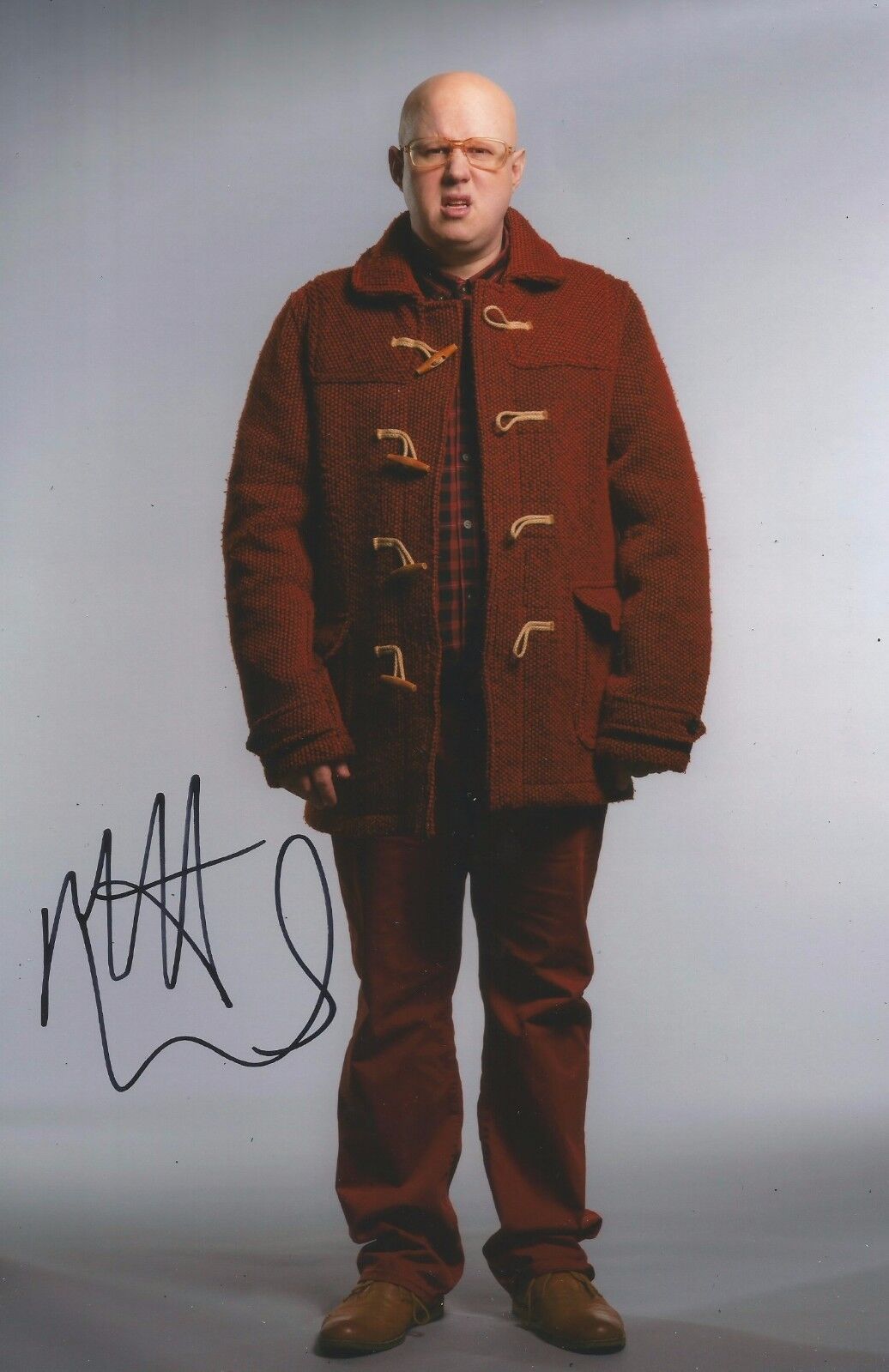 Matt Lucas Signed Doctor Who 12x8 Photo Poster painting AFTAL