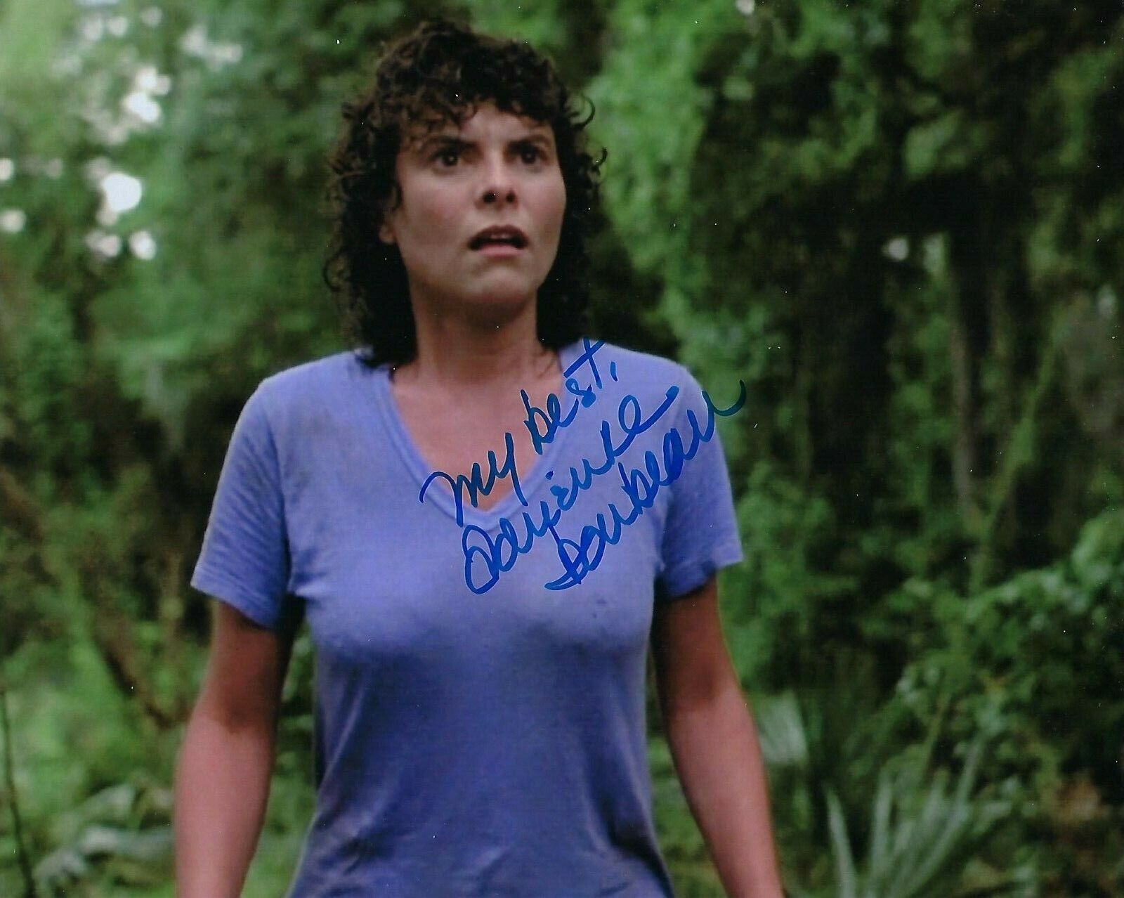 GFA Swamp Thing Movie * ADRIENNE BARBEAU * Signed 8x10 Photo Poster painting A2 COA