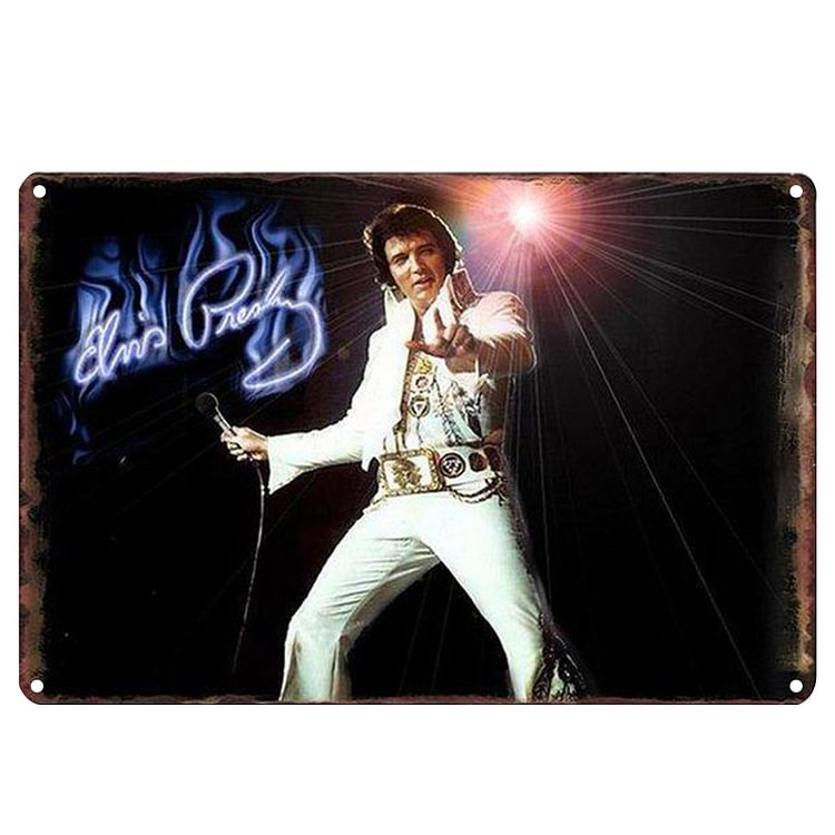 Elvis presley - Enseigne Vintage Métallique/enseignes en bois - 20*30cm/30*40cm