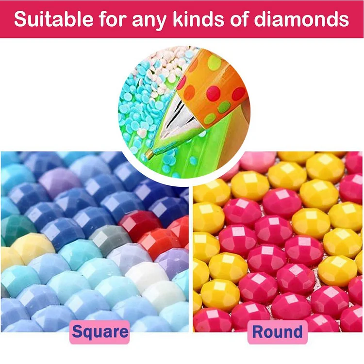 14PCS Diamond Painting Pencils Rhinestone Picker Pencil Wax Pencils for  Diamo