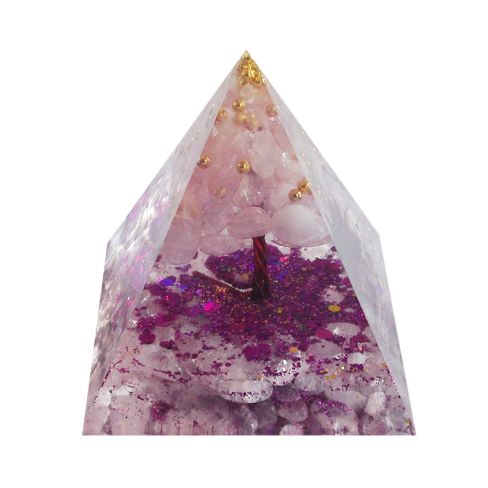 

5cm Natural Orgonite Pyramid Chakra, 501 Original