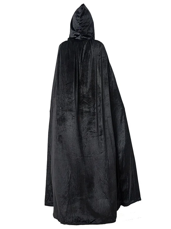 Halloween Costume Witch Adult Cloak Velour Women Costume Novameme
