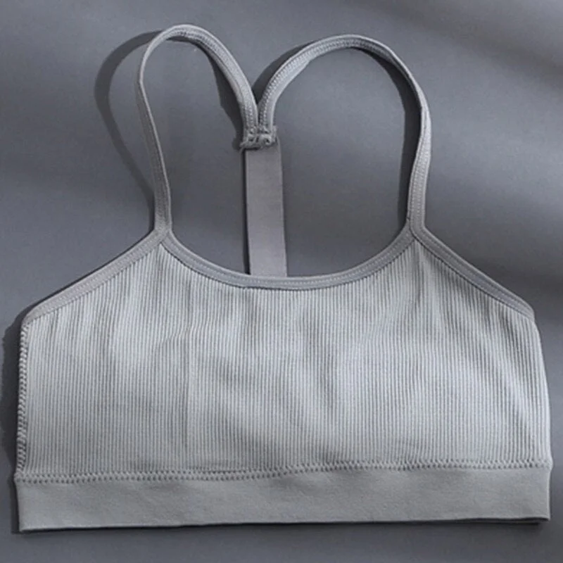 Backless Y Line Crop Top Women Brassiere Crystal Love Letter Sexy Tank Tops Female Tube Top Seamless Camisole Underwear for Girl