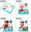 👧👦Puzzles magn&eacute;tiques Jeu de voyage pour habiller les visages Jouet &eacute;ducatif double face pour enfants d'&acirc;ge pr&eacute;scolaire🧠