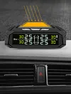 Solar/USB Charging TPMS Tire Pressure Monitoring System with 4 External Sensors
