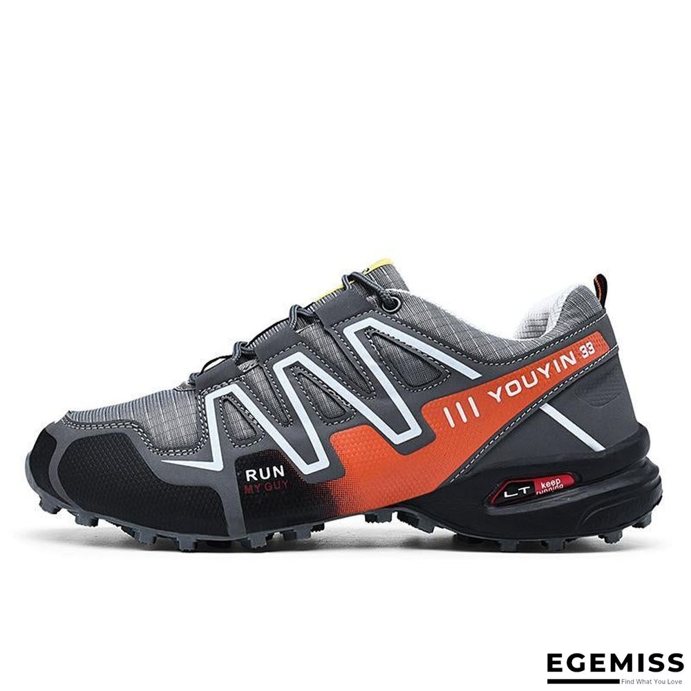 new large size outdoor mountaineering shoes men's shoes breathable shock absorption sports hiki | EGEMISS
