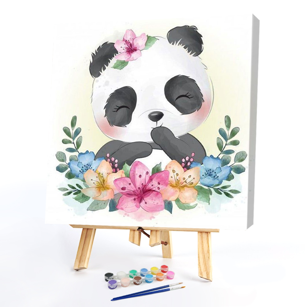 

20*20CM - Paint By Numbers - Panda, 501 Original