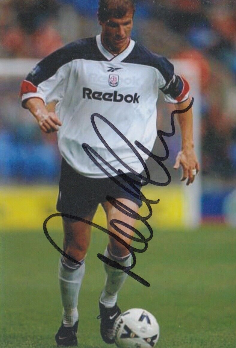 NEIL COX HAND SIGNED 6X4 Photo Poster painting BOLTON WANDERERS FOOTBALL AUTOGRAPH