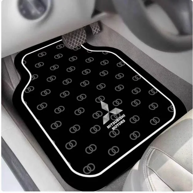 Car Foot Pads, All Seasons, Universal Dirt-Resistant And Easy-To-Maintain, Anti-Slip Mats, High-End Car Logo, Diatom Mud Foot Pads