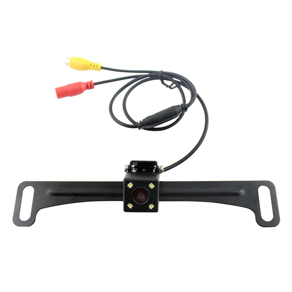 

Car License Plate Rear View Camera Night Vision Reverse Camera with 4 LED, 501 Original