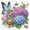 Blumenschmetterling - speziell geformte Diamond Painting - 30*30cm