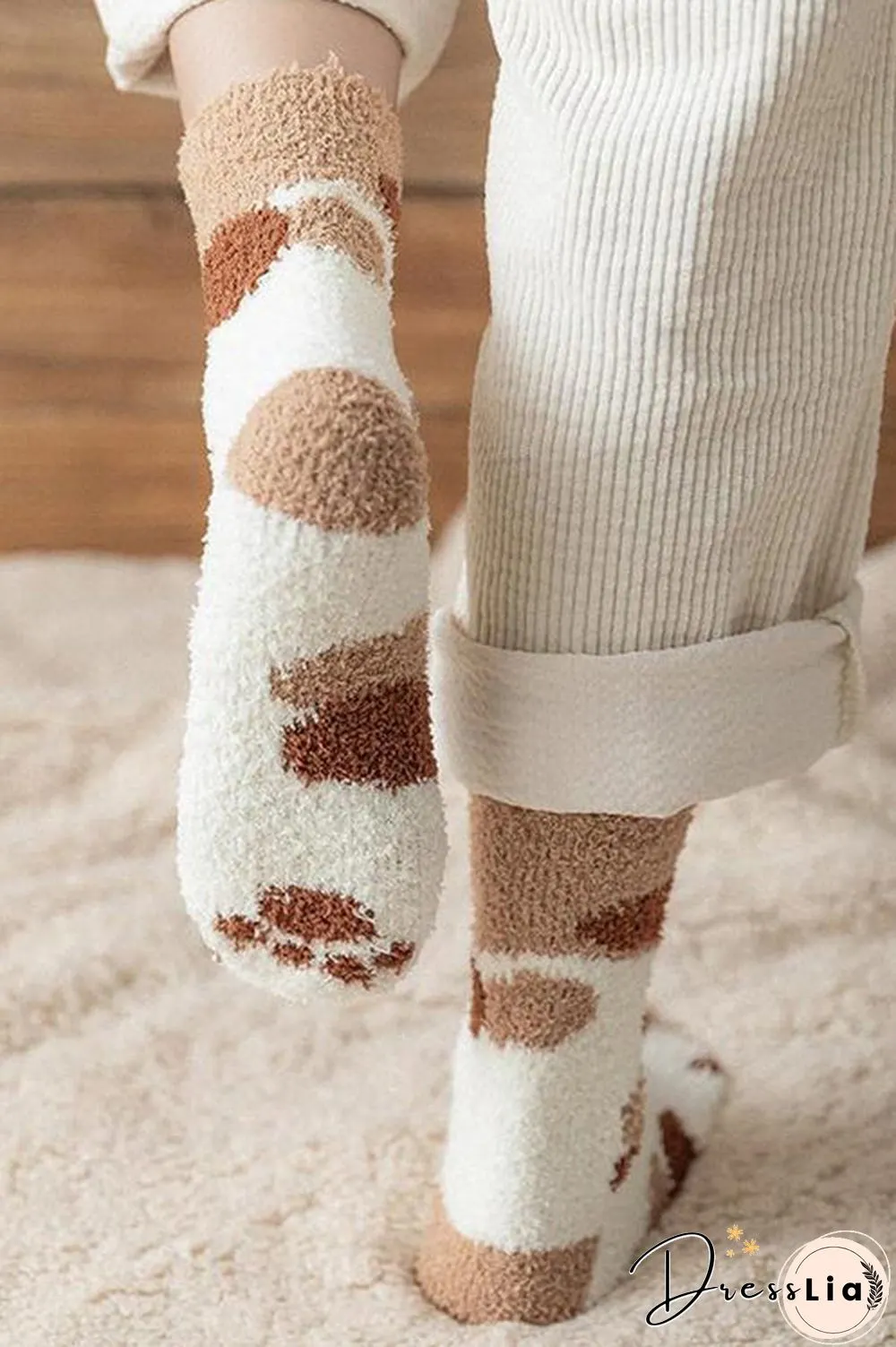 Cat Claws Cute Thick Warm Sleep Floor Socks