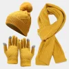 Unisex Winter Hat Scarf And Gloves