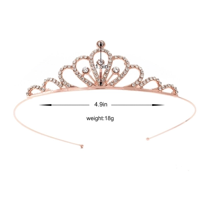 Factory Girl Crown Princess Simple Cute Headband Baby Festival Performance Hair Accessories Bride Crown Wedding Headdress