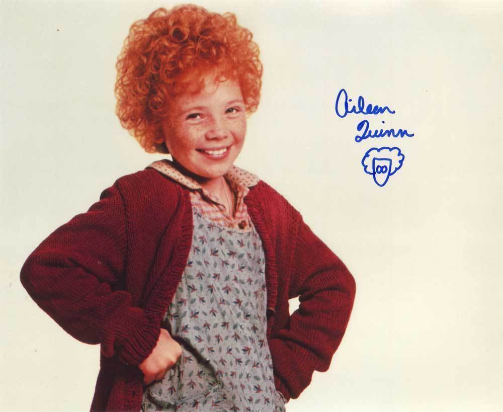 Aileen Quinn In-person AUTHENTIC Autographed Photo Poster painting Annie SHA #15632