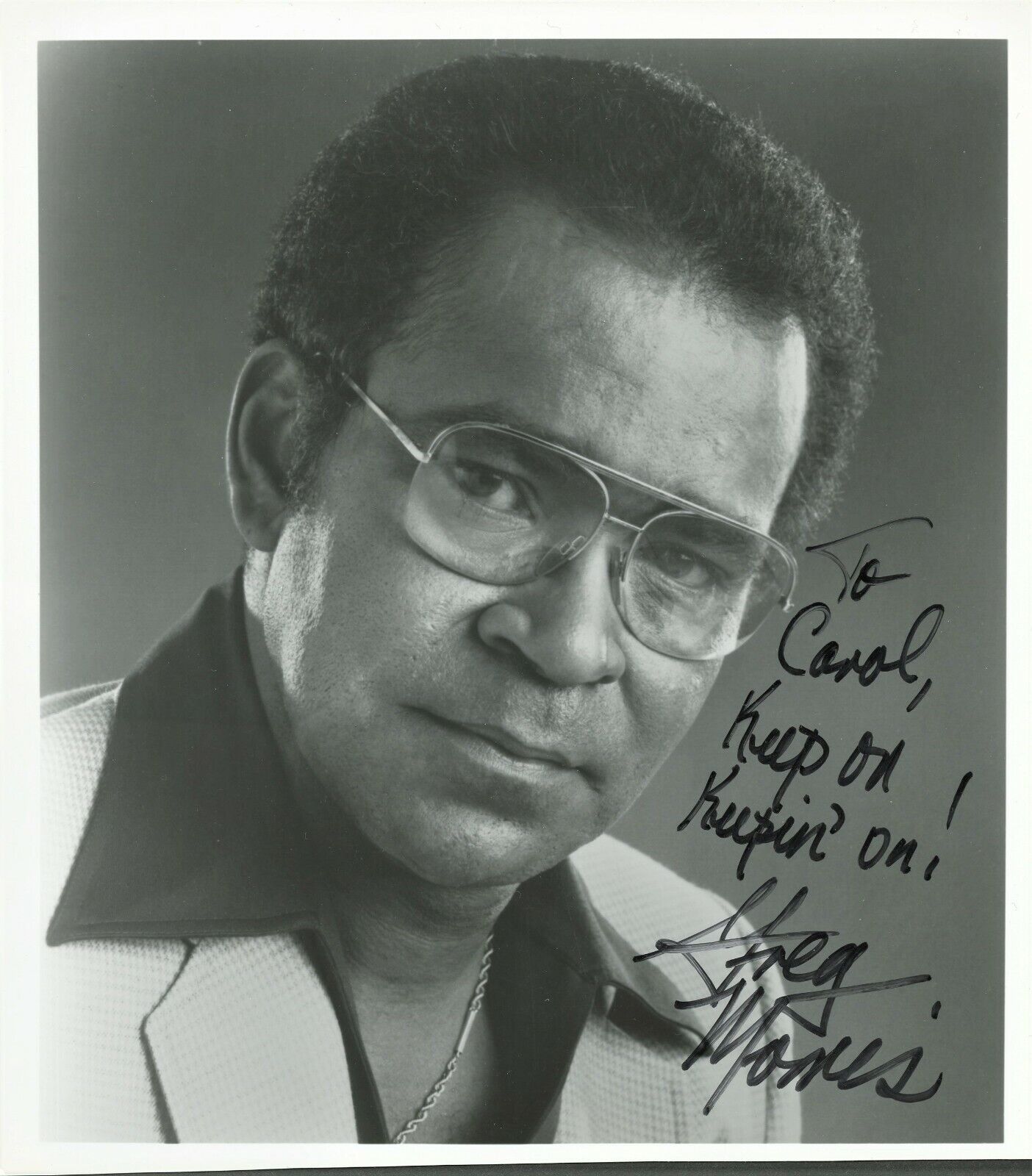 Handsome GREG MORRIS Signed Photo Poster painting