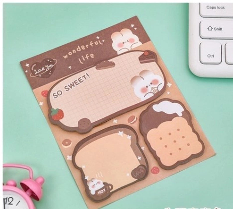 1 Set Cartoon Learning Paper Cute Sticky Note4
