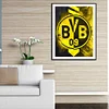 (Multi-Größe Rund/Vierkant) Fußball Borussia Dortmund - Volle Diamant Malerei