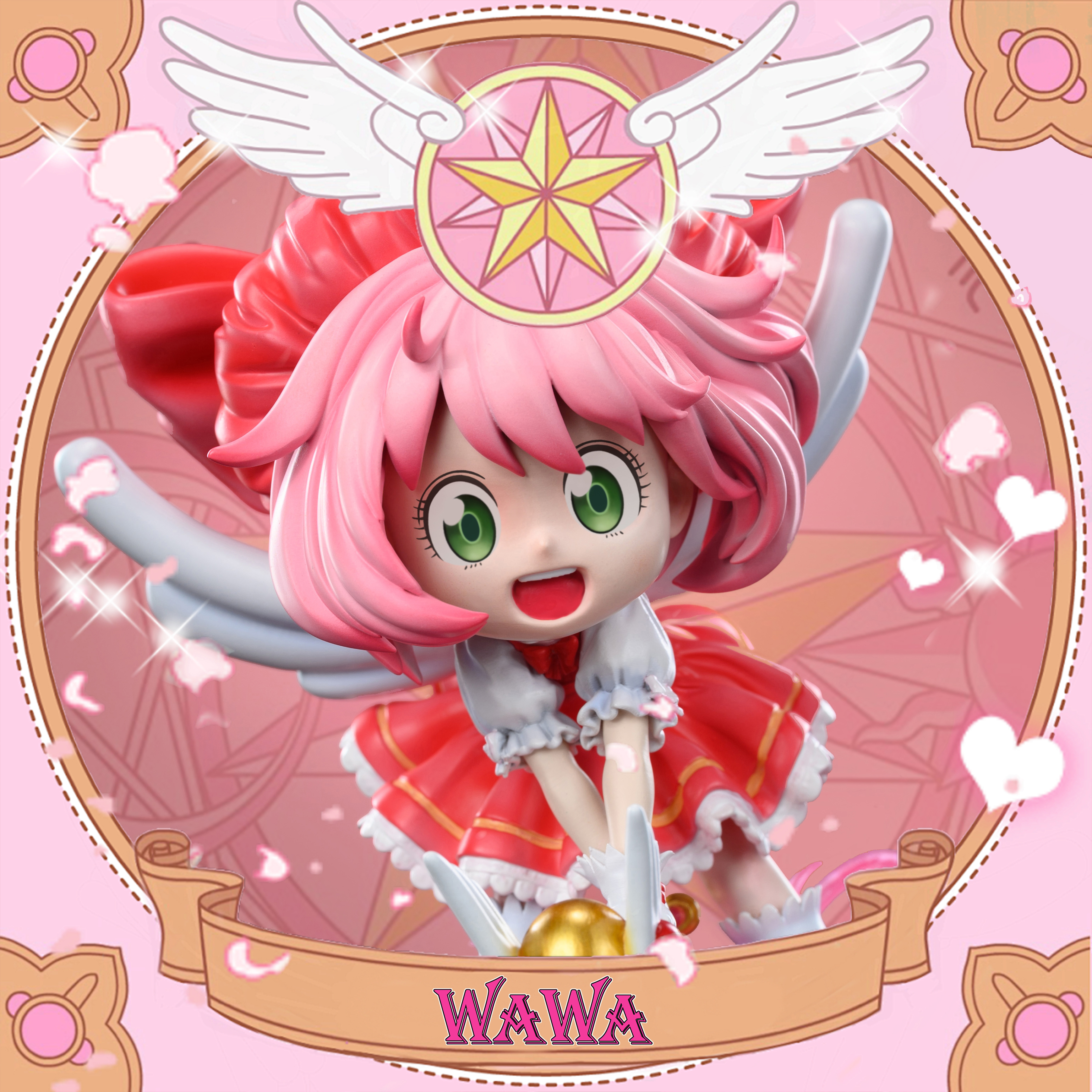 PRE-ORDER WAWA Studio - Spy X Family- Anya Cosplay Sakura Statue(GK)