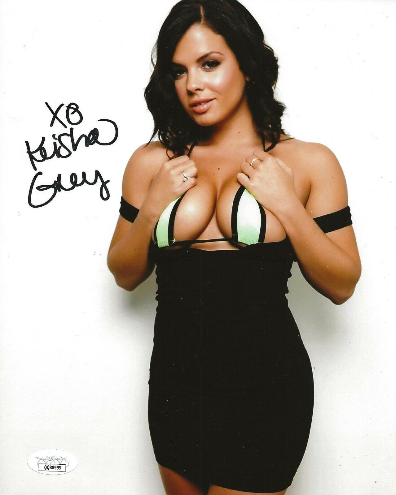 Keisha Grey Adult Video Star signed Hot 8x10 Photo Poster painting autographed 24 JSA Certified