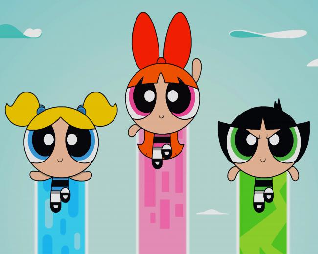 

Powerpuff Girls Anime – Paint By Numbers - 40*50CM, 501 Original