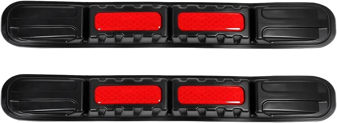 Car bumper protection strip, anti-collision foldable bumper protection strip, with strong reflective patches