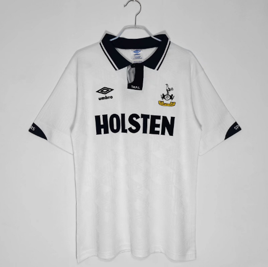 Retro 1991/1993 Tottenham Home Football T-Shirt Thai Quality
