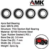 AMK 22pcs TRX4M Ball Bearings Kit, 1/18 RC Steel Rubber Sealed Bearing Kit for TRX4M Bronco Defender 1/18 RC Crawler Car Upgrade Parts