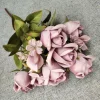 11 Stems Bud Rose Artificial Flower Bunch