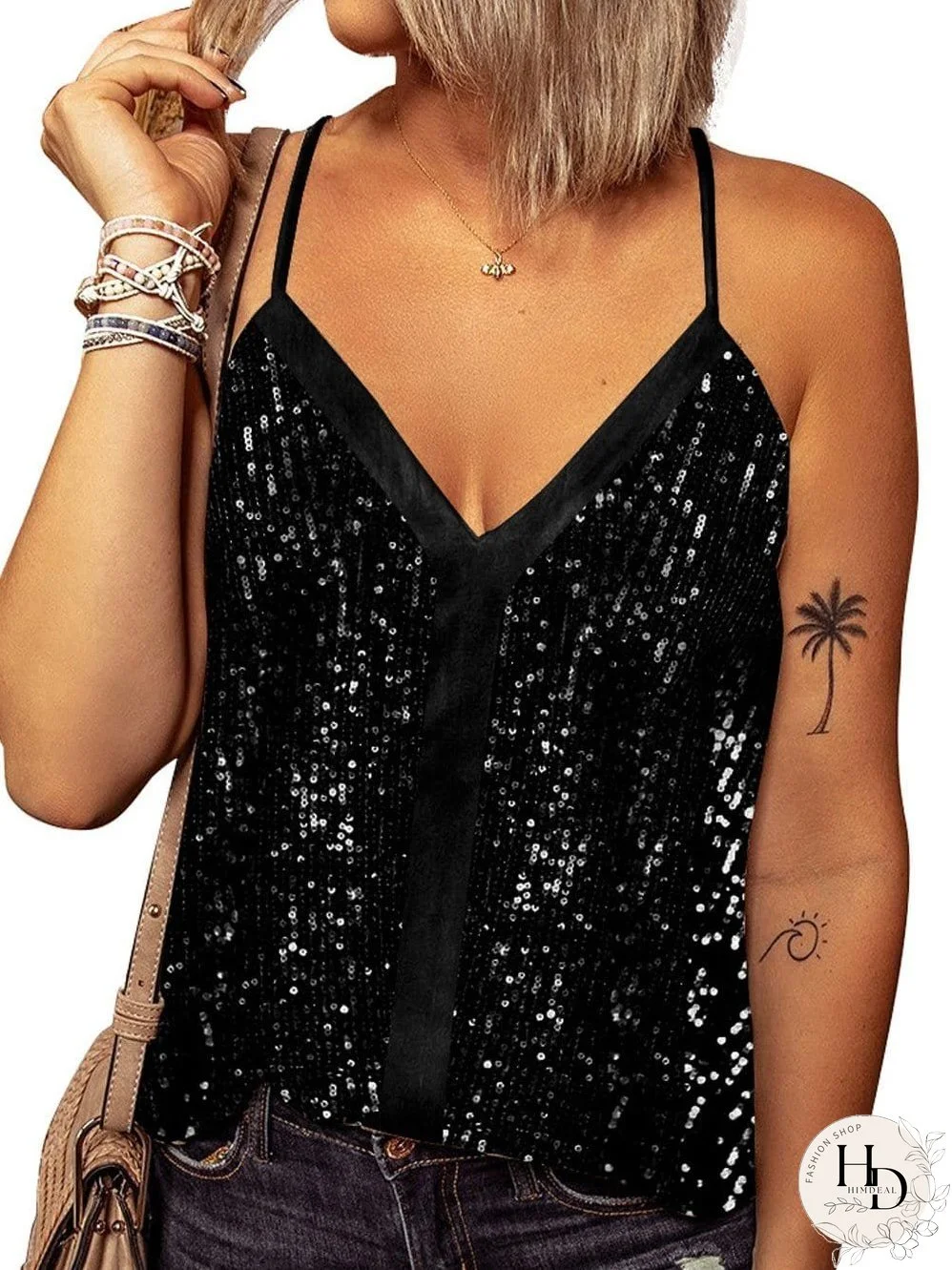 Sparkly Sleeveless Tank