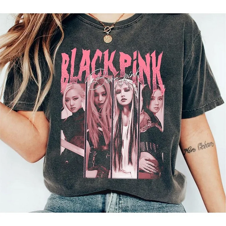 BLACKPINK World Tour BORN PINK 2023 Encore Wash T-shirt