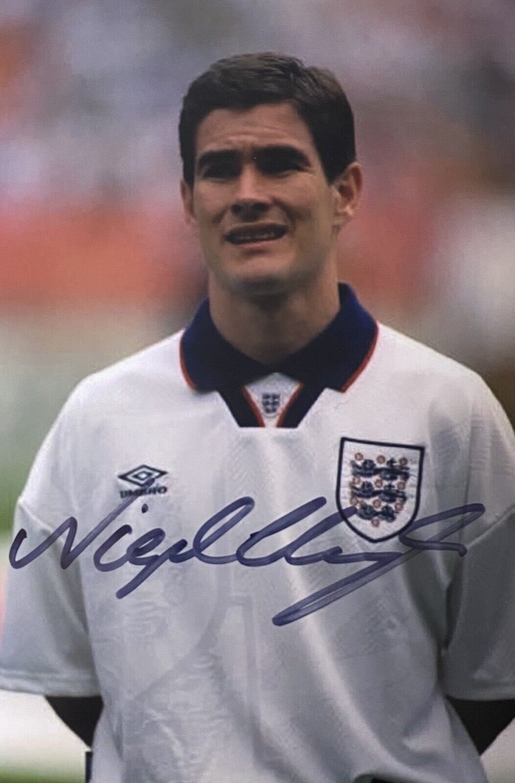 Nigel Clough Genuine Hand England 6X4 Photo Poster painting