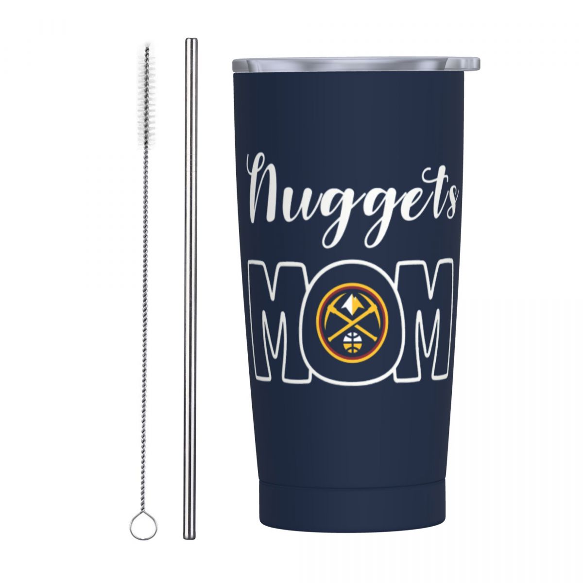 Denver Nuggets Mom Stainless Steel Tumbler