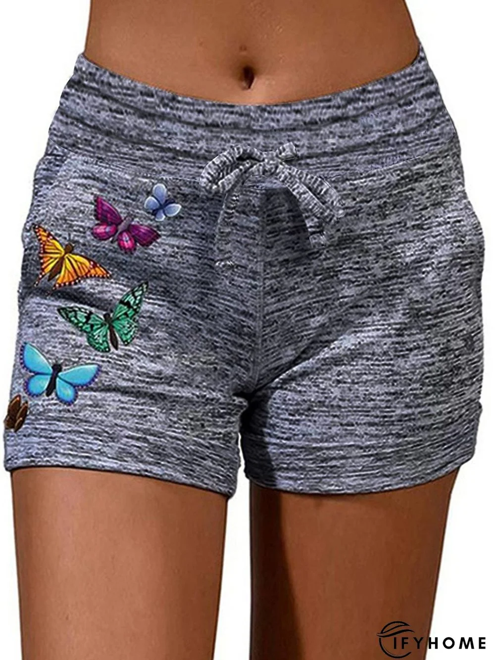 Regular Fit Butterfly Shorts | IFYHOME