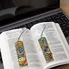 (US Only)3Pcs Butterfly DIY Diamond Art Bookmark Food Beverages Bookmark Art Supplies