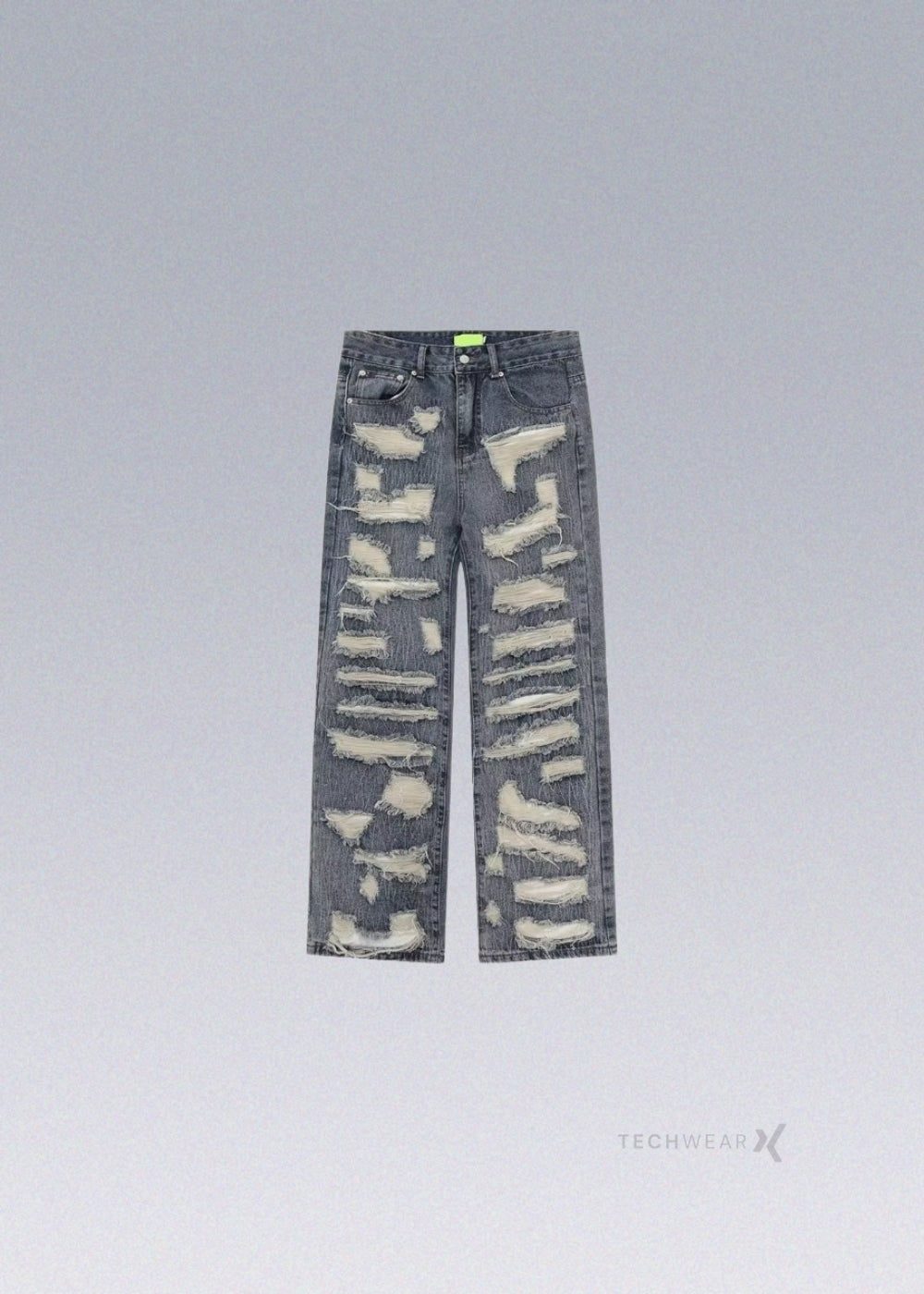Erosion Patch Jeans Techwear - X techwear-x
