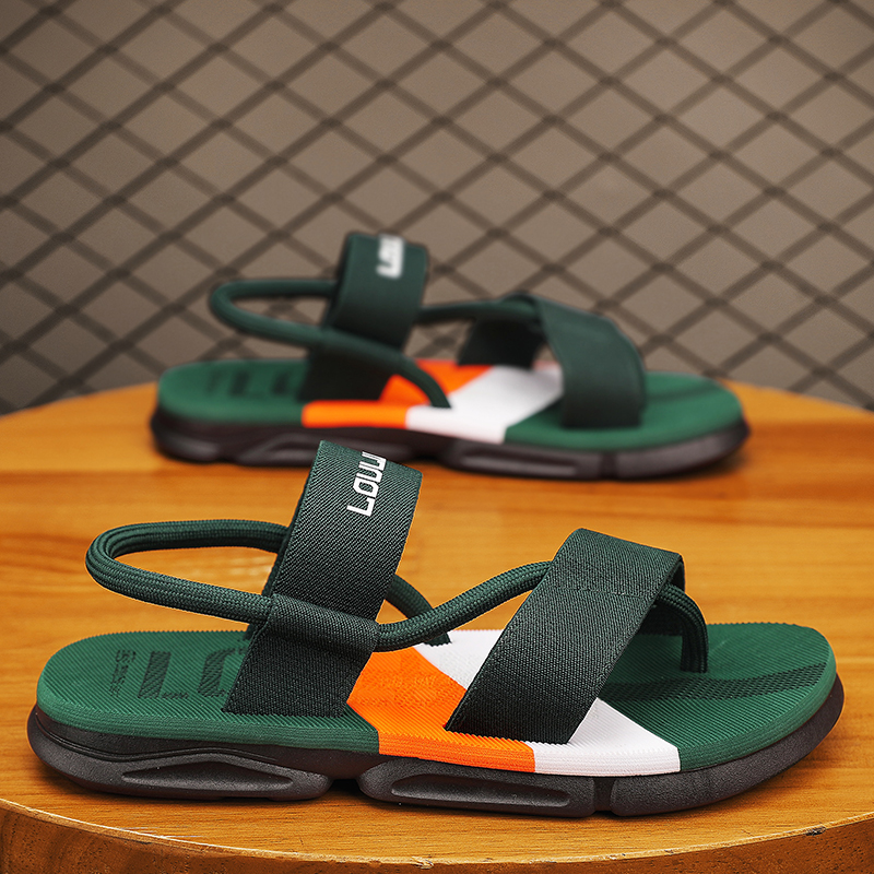 Geswet shoes for mens dress High Quality Brand Men sandals Summer Beach Flip Flops Men Fashion Breathable Casual Beach Men sandals Summer Outdoor