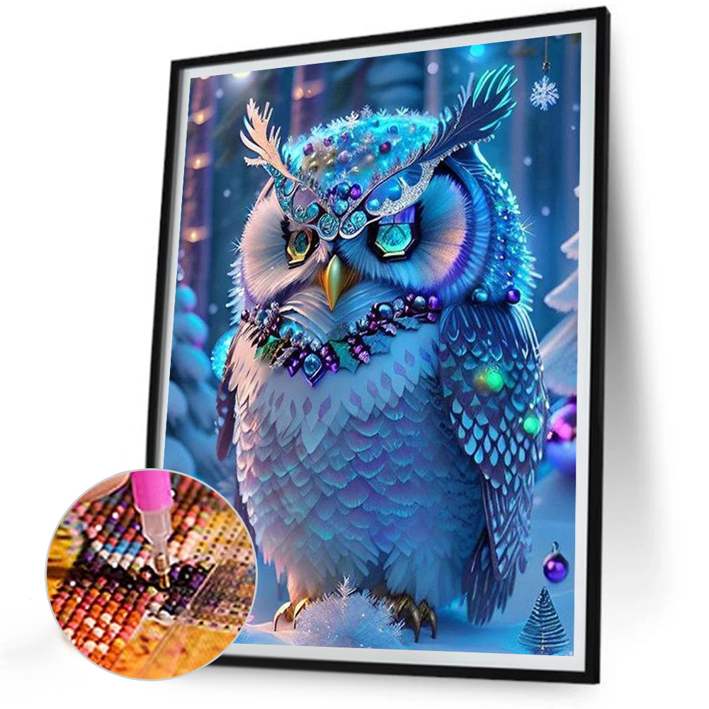 Sunature AB Diamond Painting Art Full AB Square Round Drills Owl Diamond  Painting Kits (5-10 AB Colors)