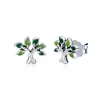 Tree of Life Stud Earrings 925 Sterling Silver 