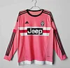 2015/2016 Retro Long Sleeve Juventus Away Soccer Jersey 1:1 Thai Quality