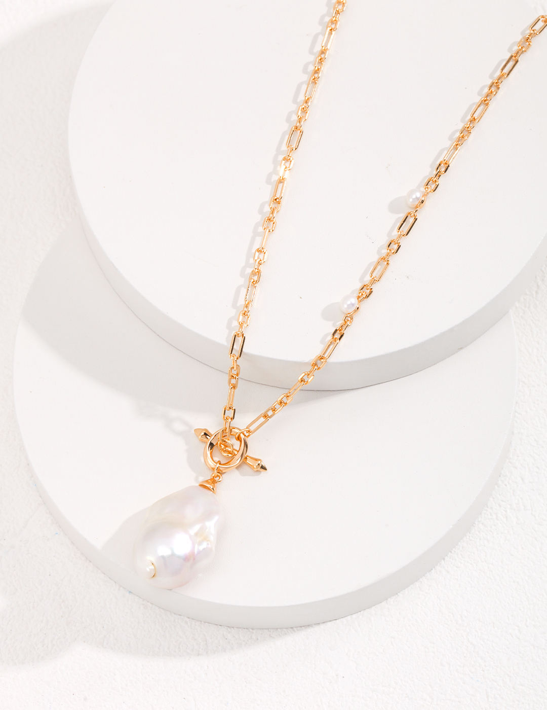  Baroque Pearl Long Necklace