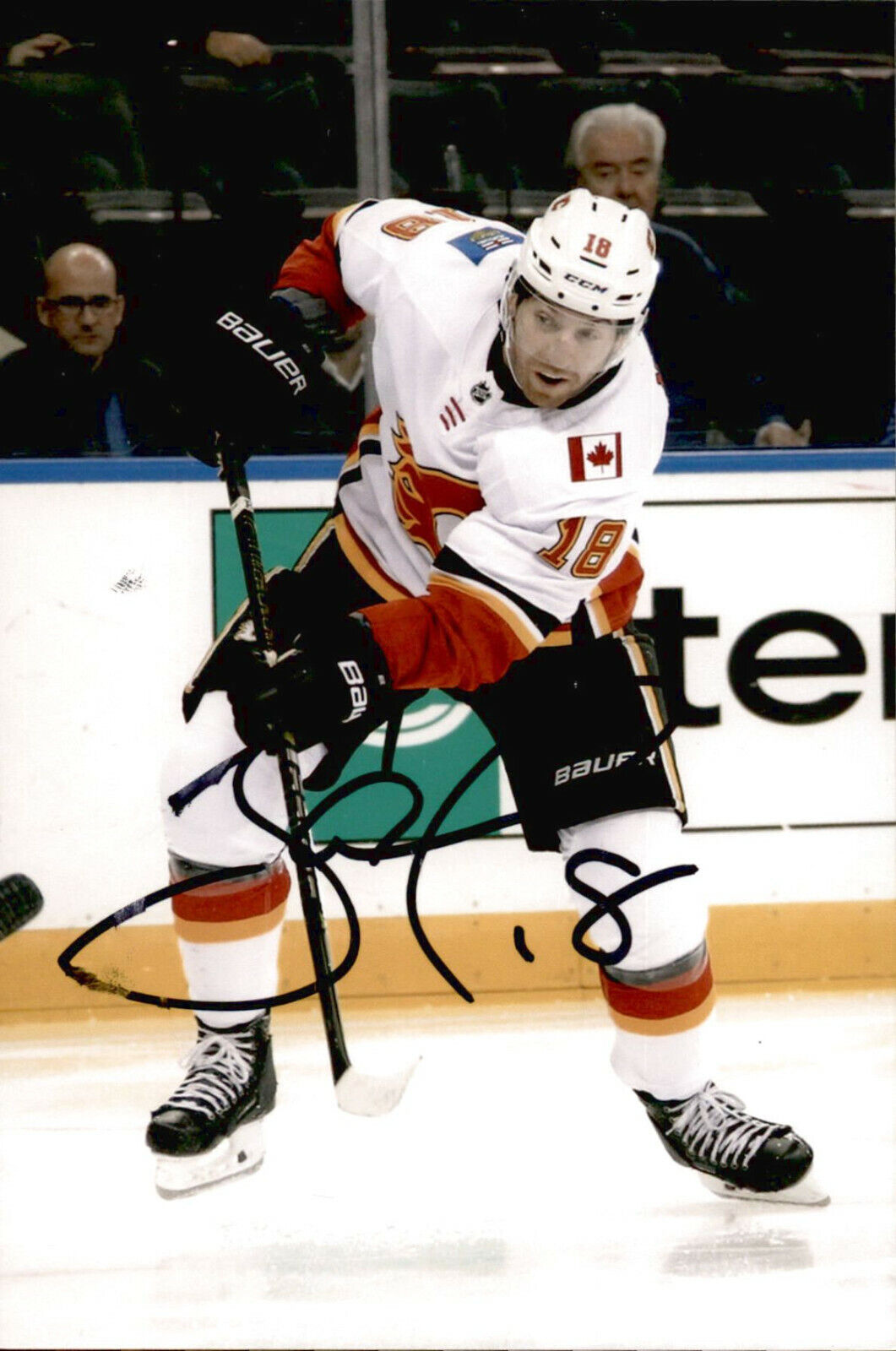 James Neal SIGNED autographed 4x6 Photo Poster painting CALGARY FLAMES #4