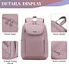 Wasserdicht Anti Diebstahl Rucksack 15,6 Zoll Laptop Rucksack Damen Schulrucksack Gro&szlig;e Business Notebook Daypack f&uuml;r Arbeit Reisen Backpack Herren M&auml;dchen Frauen Lila