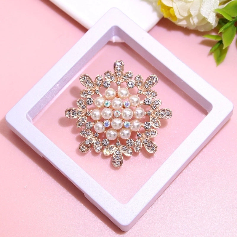 Basic Modern Style Classic Style Pin Animal Flower Alloy Plating Inlay Artificial Pearls Rhinestones Women’s Brooches