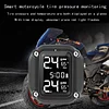 M5 Motorcycle Wireless Tire Pressure Monitoring Alarm with External Sensors