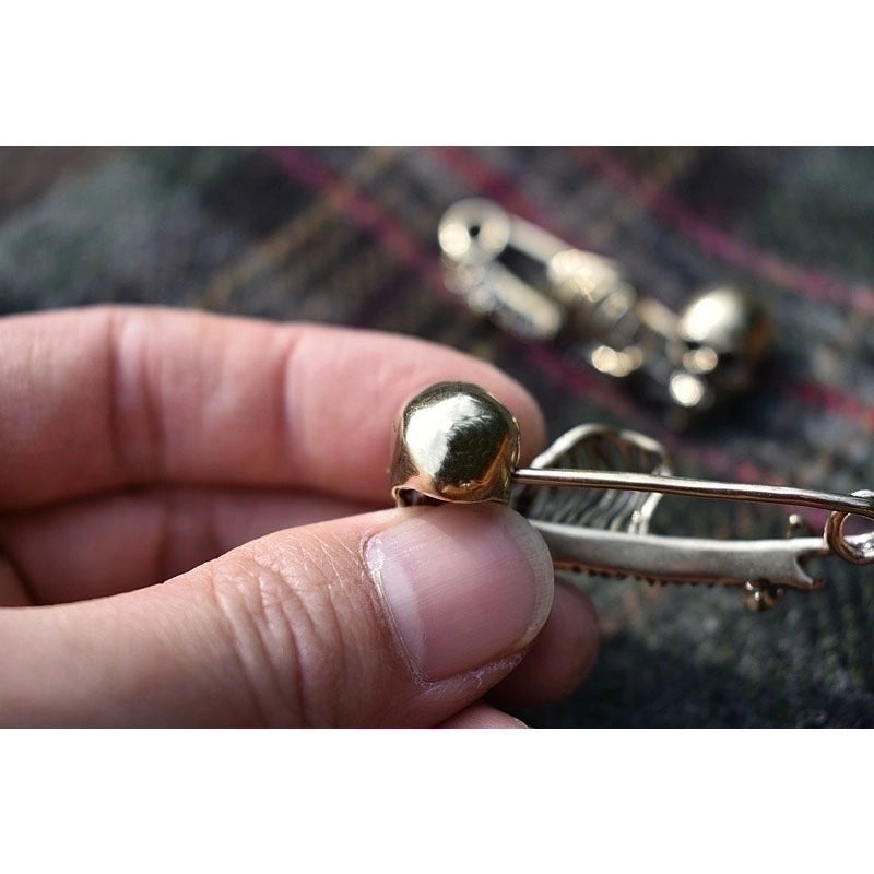 Cool Style Pin Skull Alloy Plating Unisex Brooches