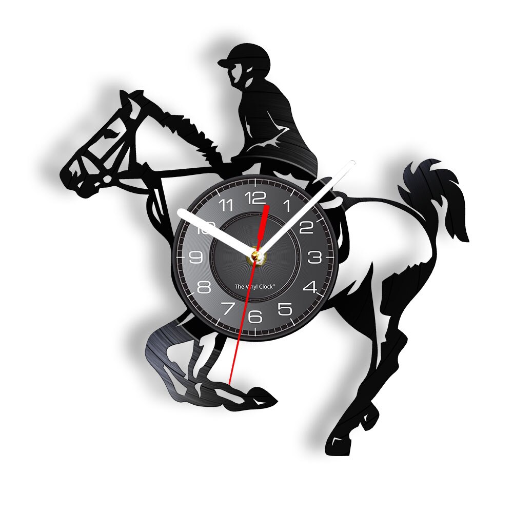 

Horseback Riding Album Wall - Vinyl Record Wall Clock - Without LED, 501 Original