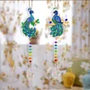 2pcs DIY Special Shaped Crystal Peafowl Suncatcher Diamond Painting Kit